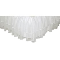 Tulle crib on sale skirt in white